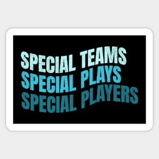 Special Teams Special Plays Special Players Sticker